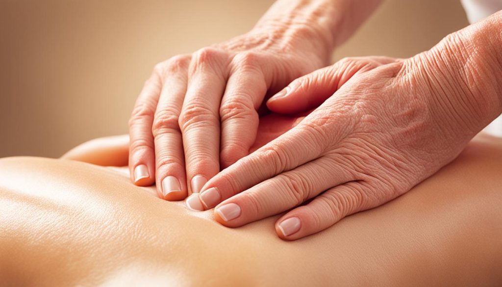Massage Techniken für die Narbenreduktion